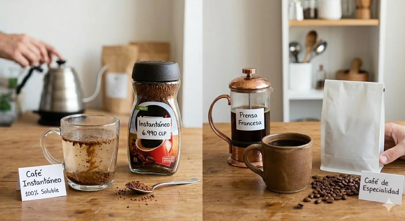 ¿Café instantáneo o café de especialidad? La diferencia real (y por qué importa) - Café Sin Filtro