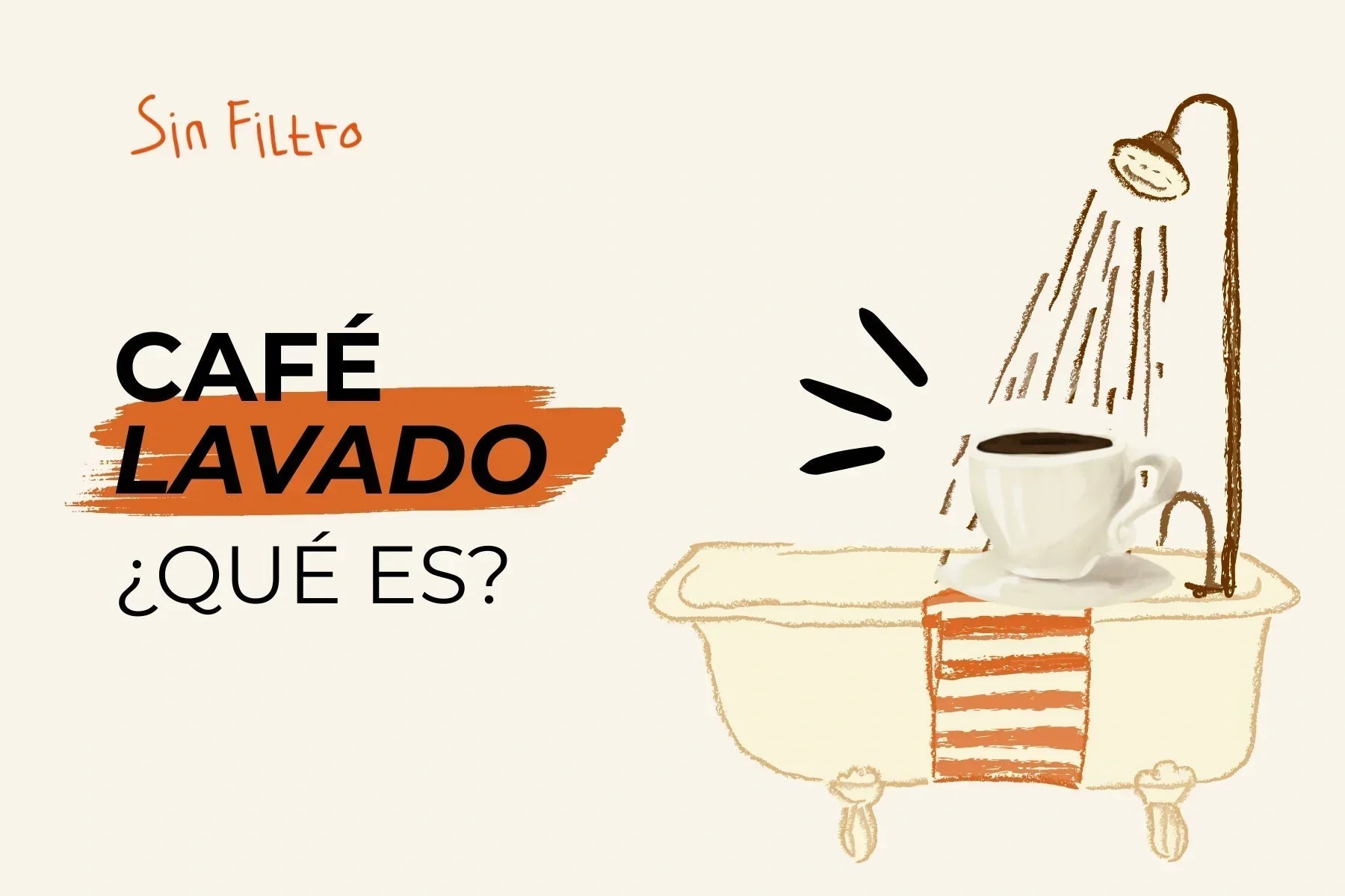Café lavado: qué es y por qué probablemente ya lo has tomado toda tu vida - Café Sin Filtro