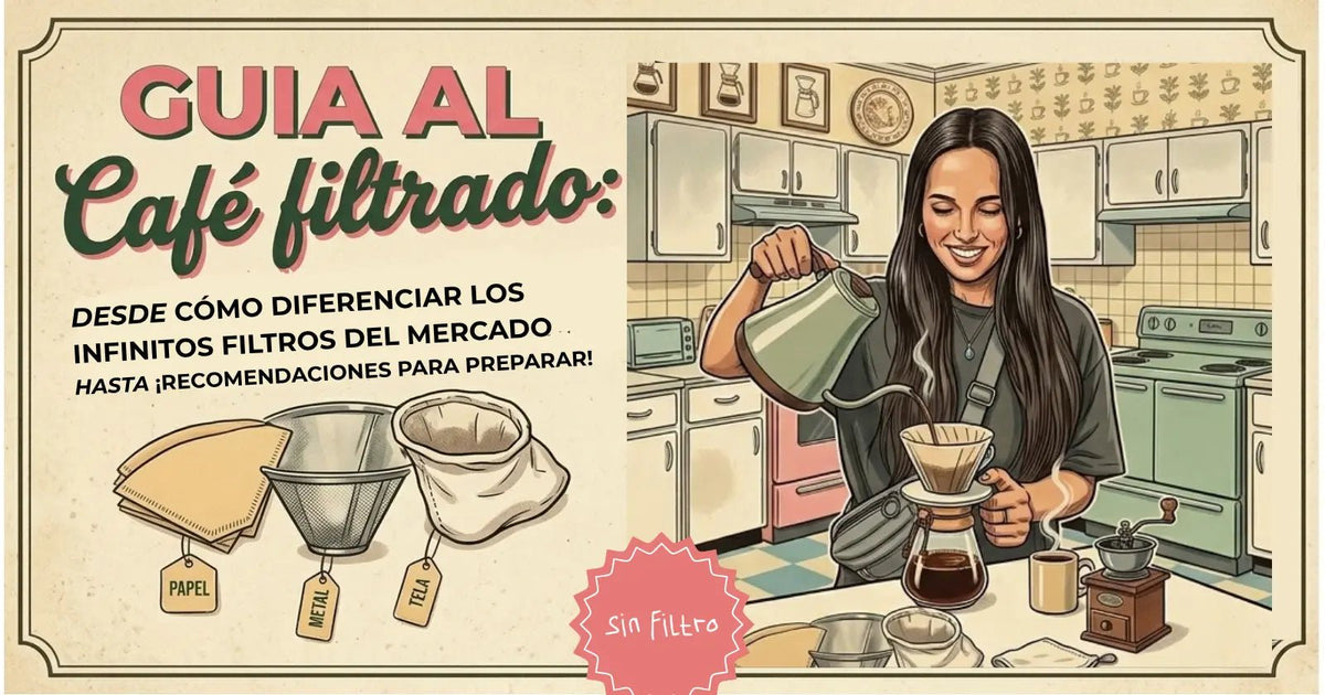 Guía al café filtrado: desde cómo diferenciar los tipos de filtro hasta cómo empezar - Café Sin Filtro