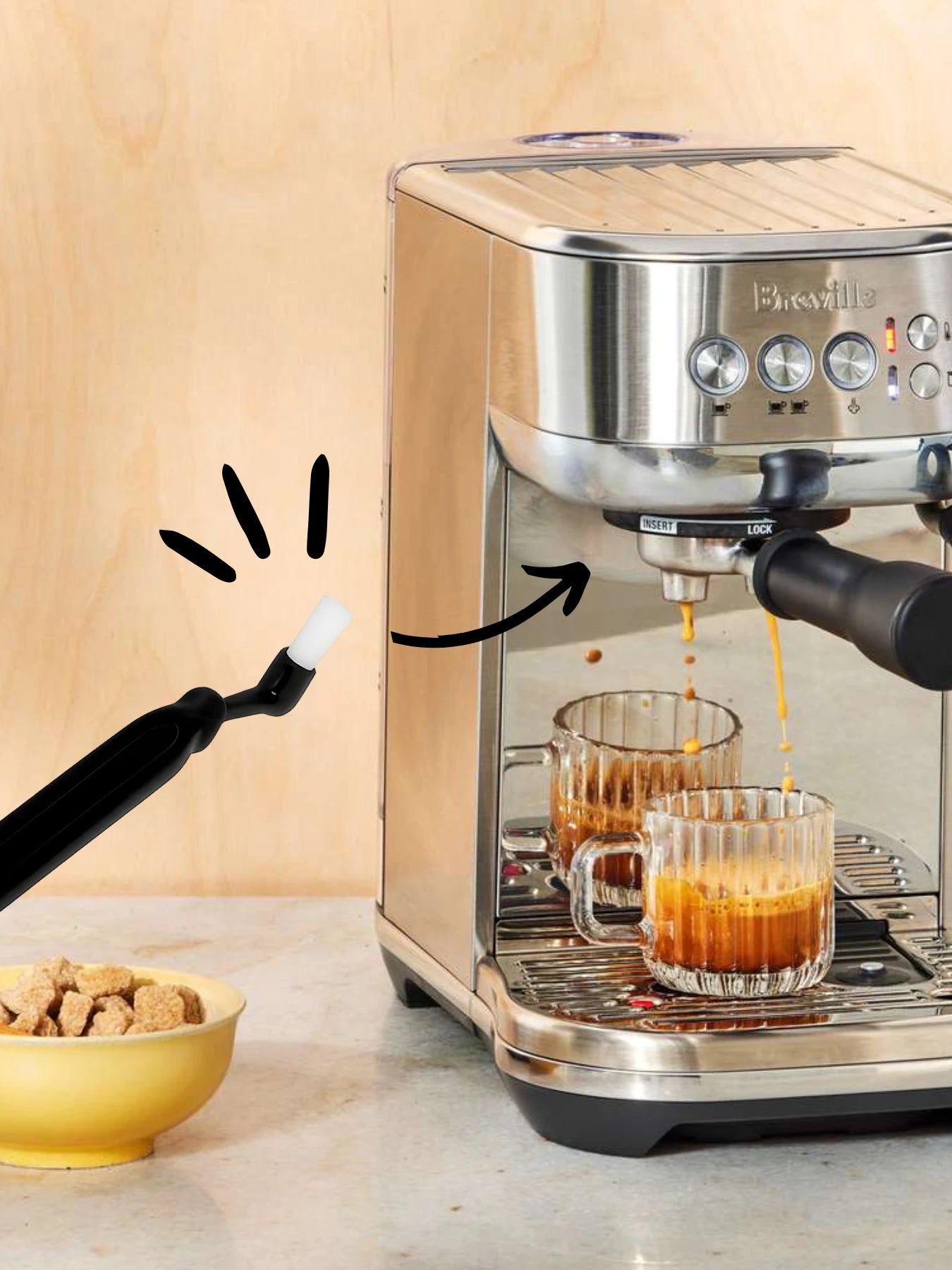 Cepillos para café (molino y máquina espresso)