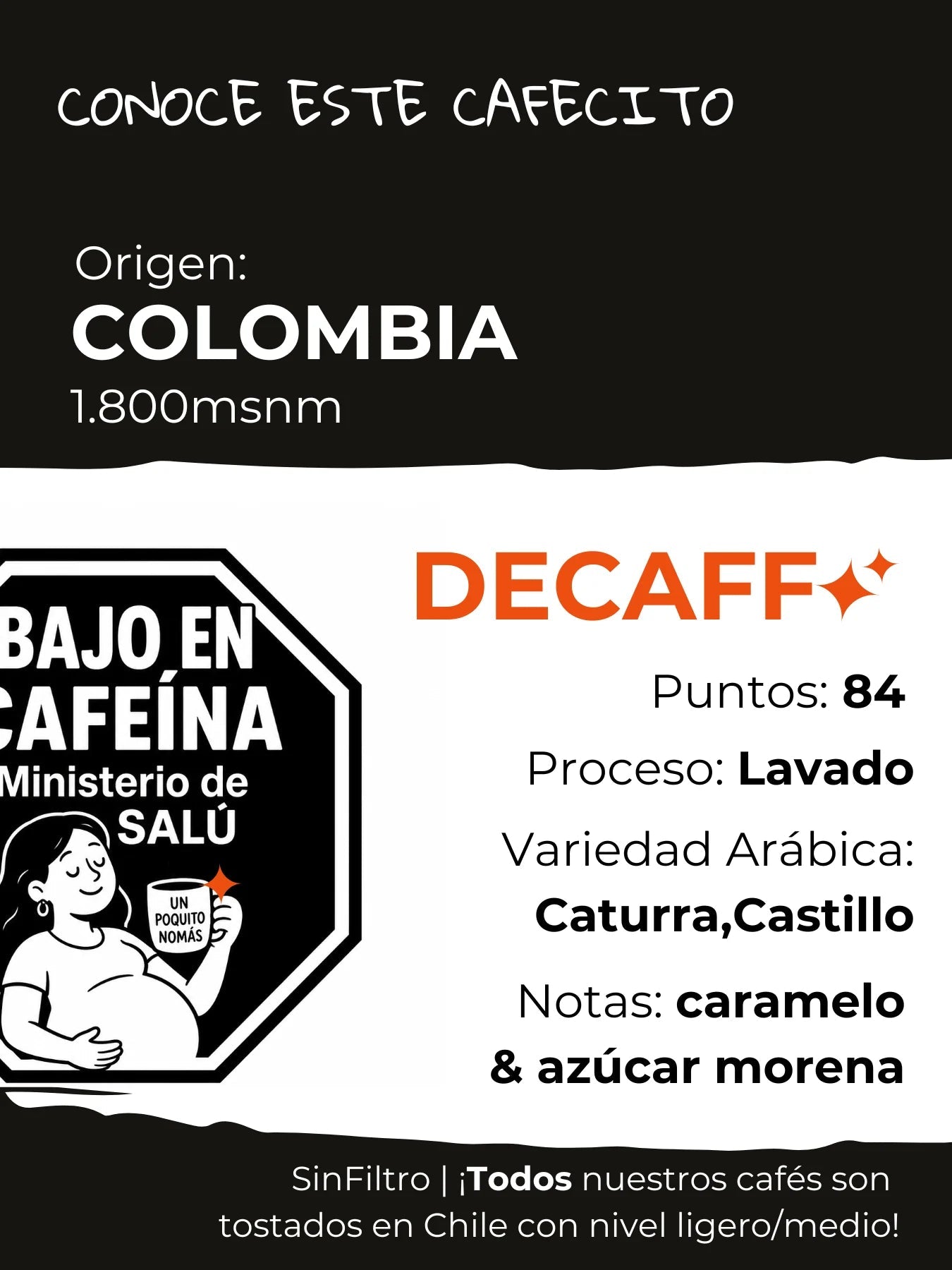 DECAFF | Café Descafeinado de Especialidad Tostado en Chile - Café Sin Filtro