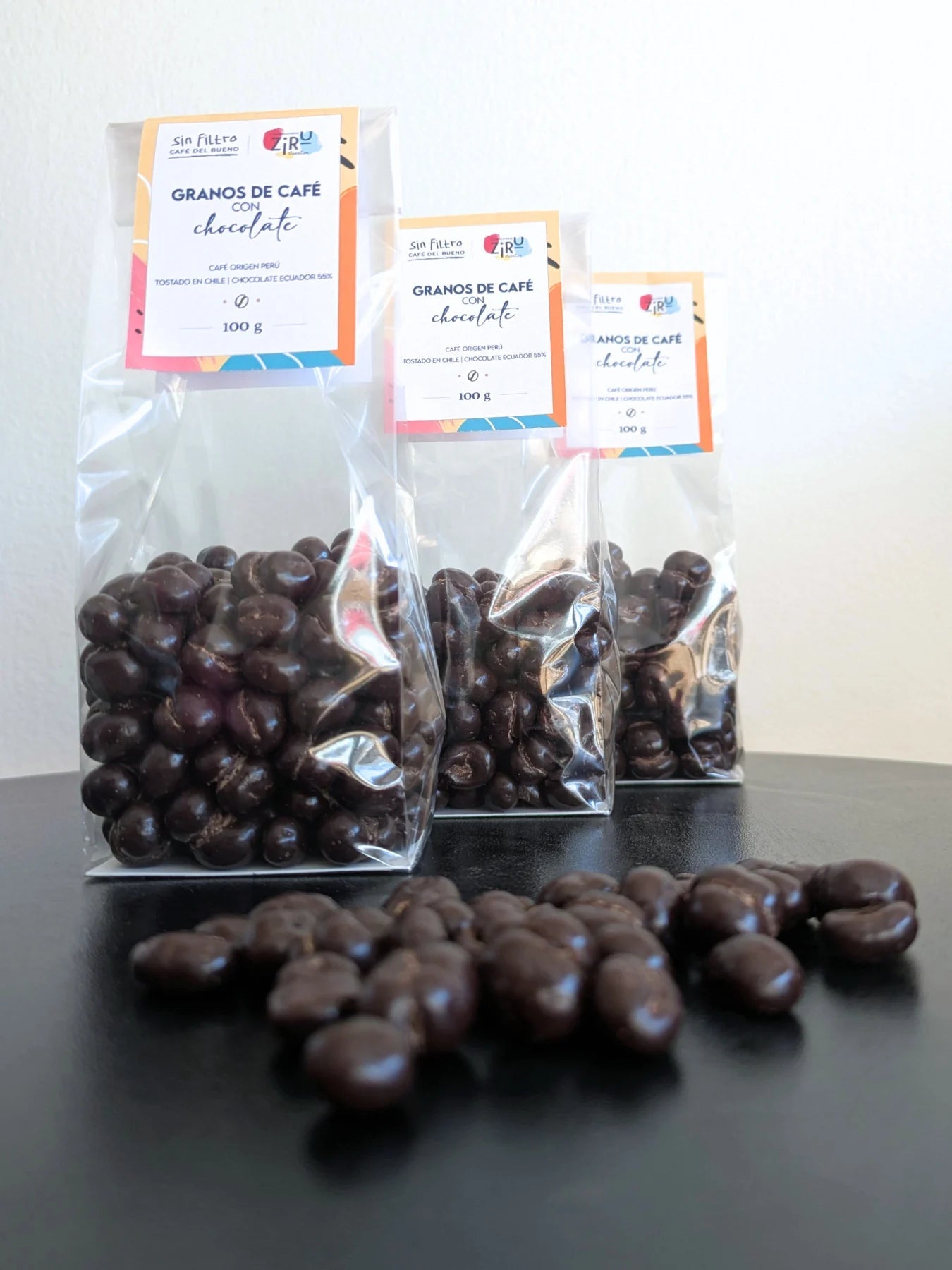 Granos de Café con Chocolate 55% | Edición muy Limitada - Café Sin Filtro
