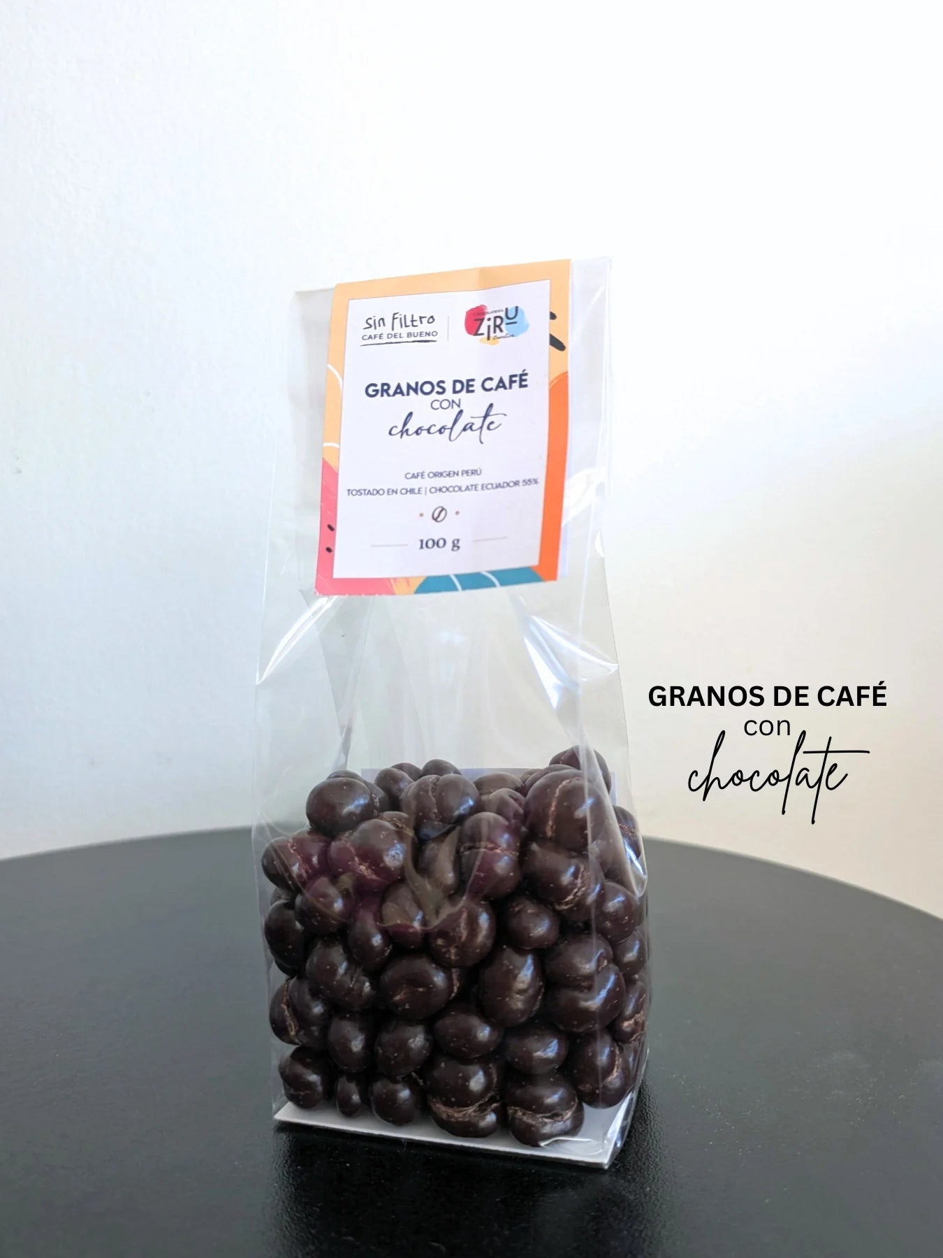 Granos de Café con Chocolate 55% | Edición muy Limitada - Café Sin Filtro