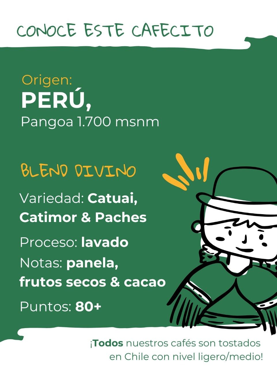 Perú | Blend Divino - Café Sin Filtro