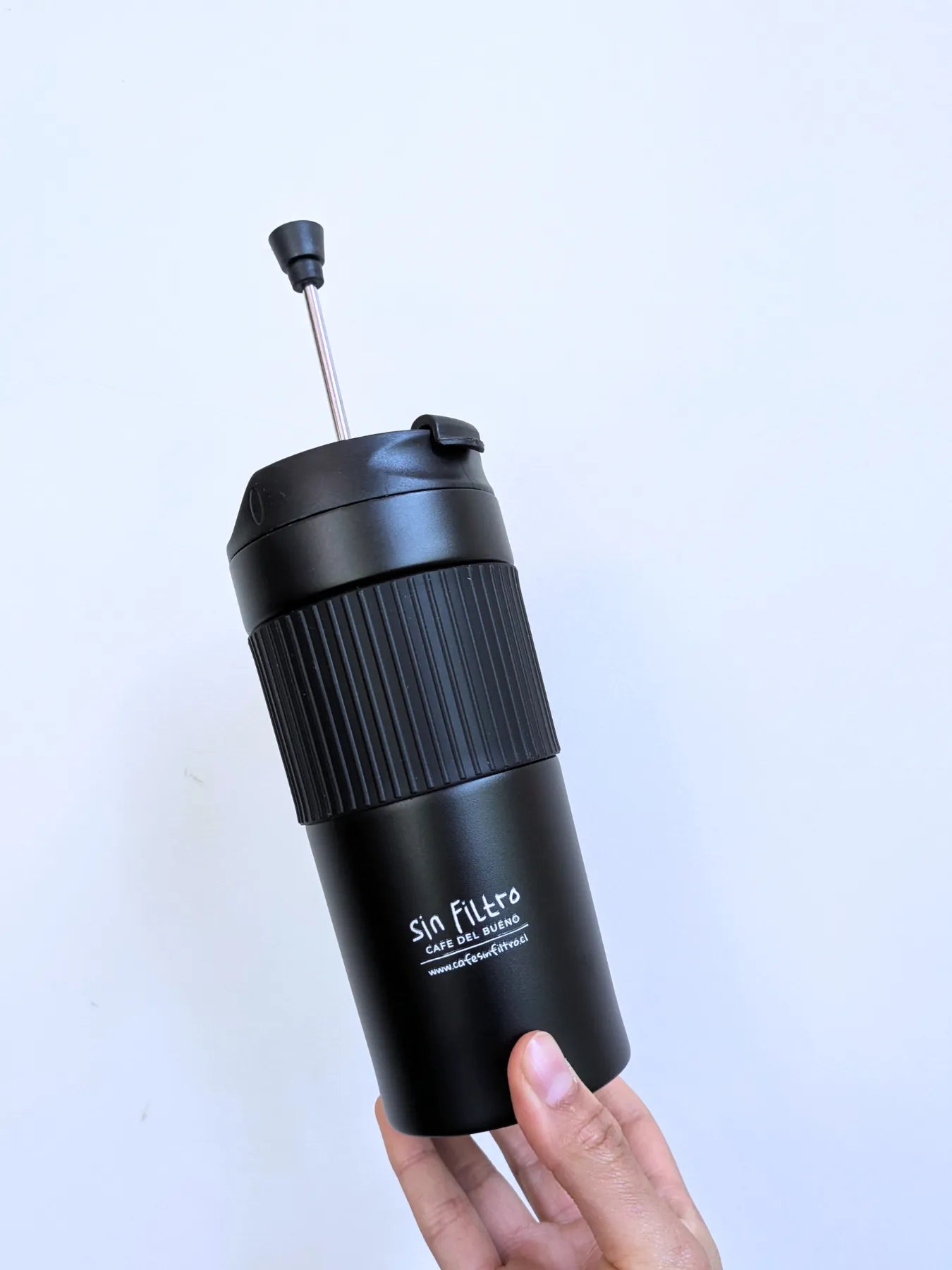 Prensa francesa nómade · Cafetera portátil 2 en 1 - Café Sin Filtro