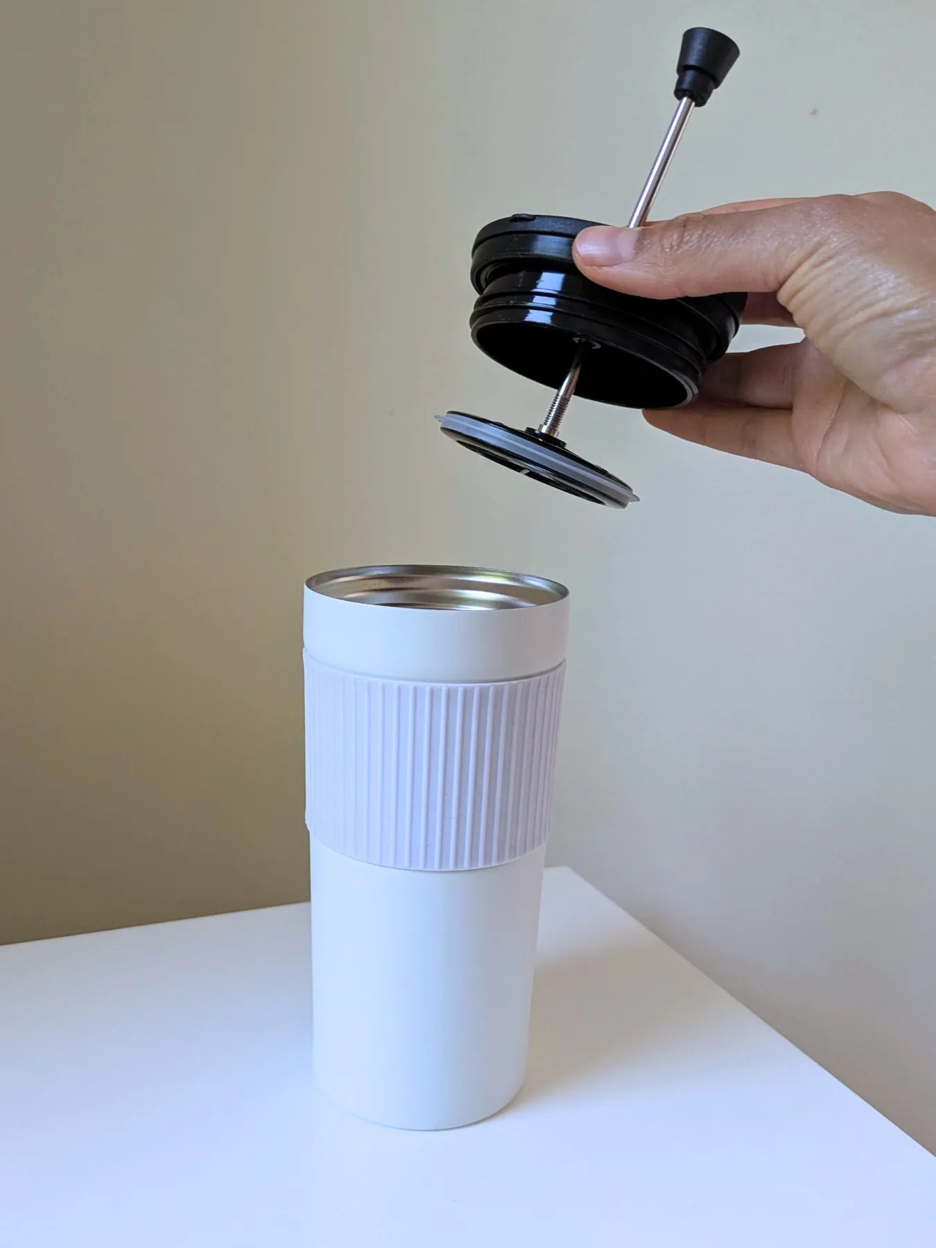 Prensa francesa nómade · Cafetera portátil 2 en 1 - Café Sin Filtro