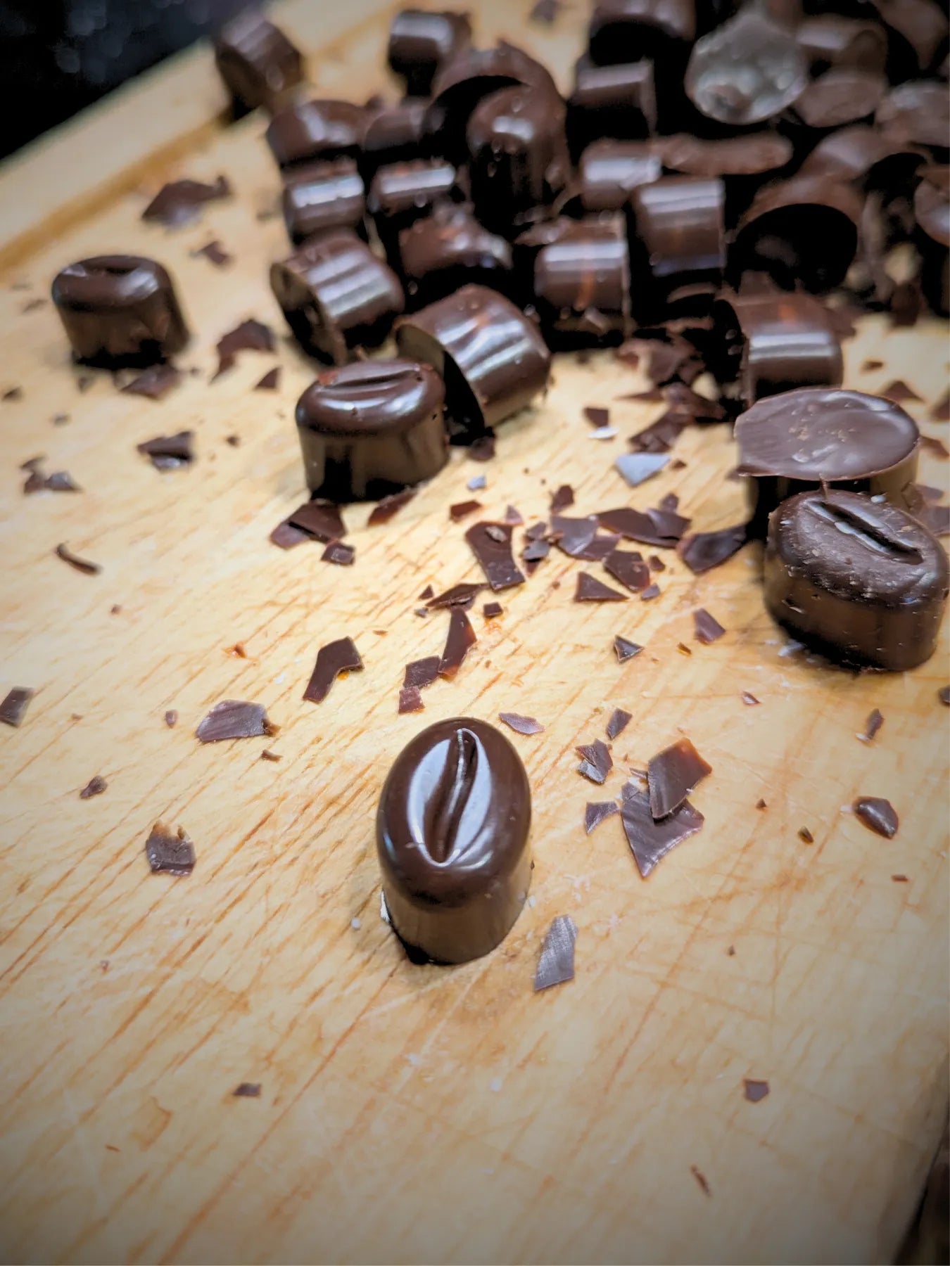 Molde de granos de café