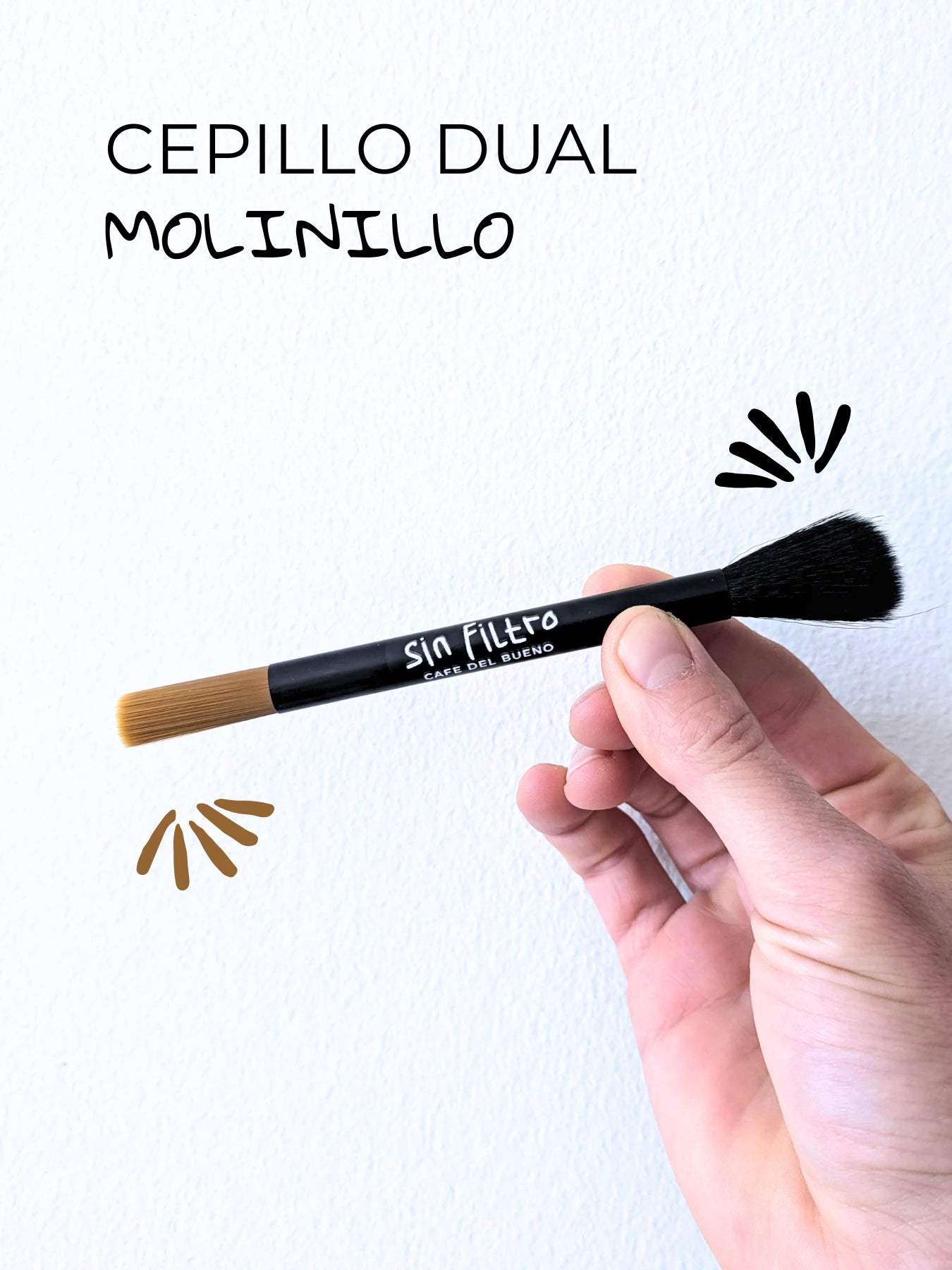 Cepillos para café (molino y máquina espresso)