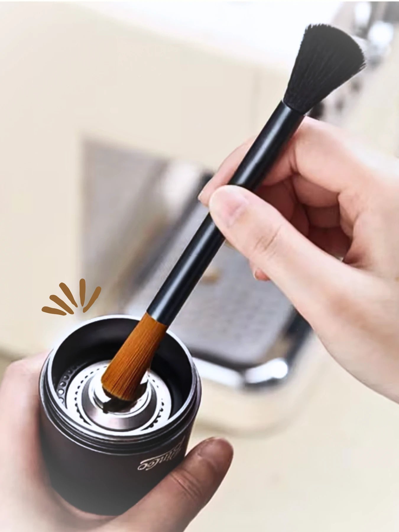 Cepillos para café (molino y máquina espresso)