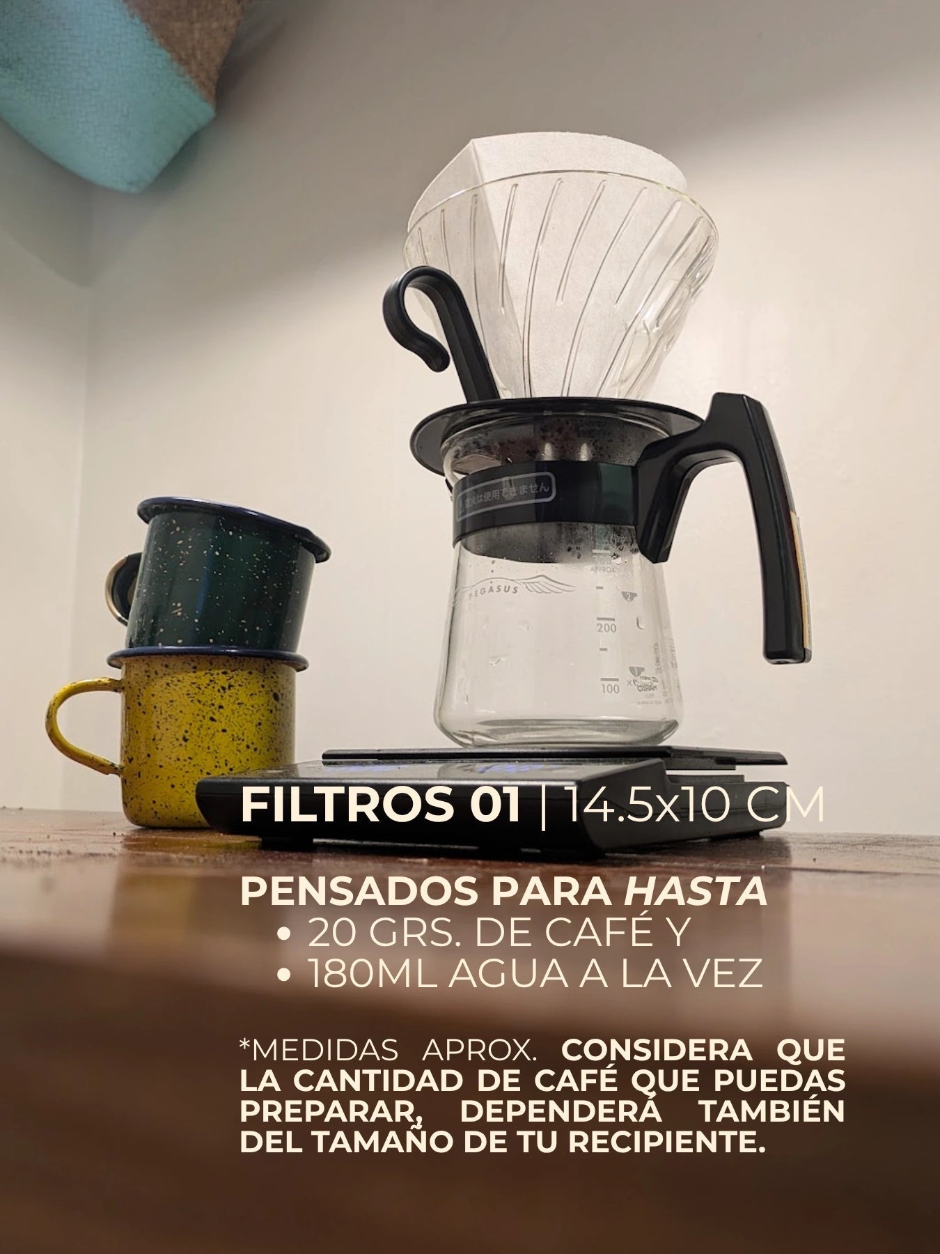 Filtro V60 de Papel Cónico (01 y 02) - Café Sin Filtro