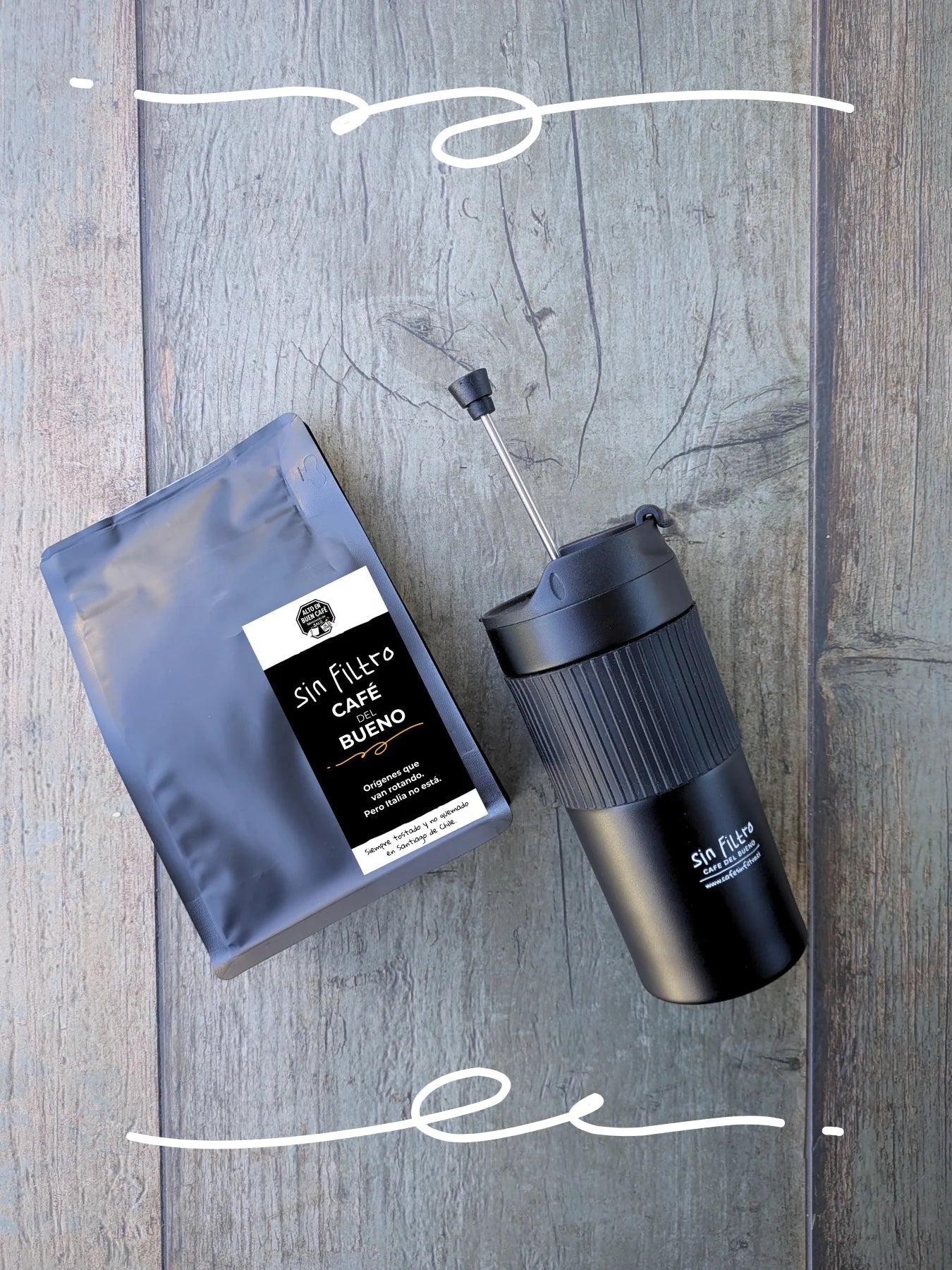 Kit Cafetero Completo — Café + Cafetera a elección - Café Sin Filtro