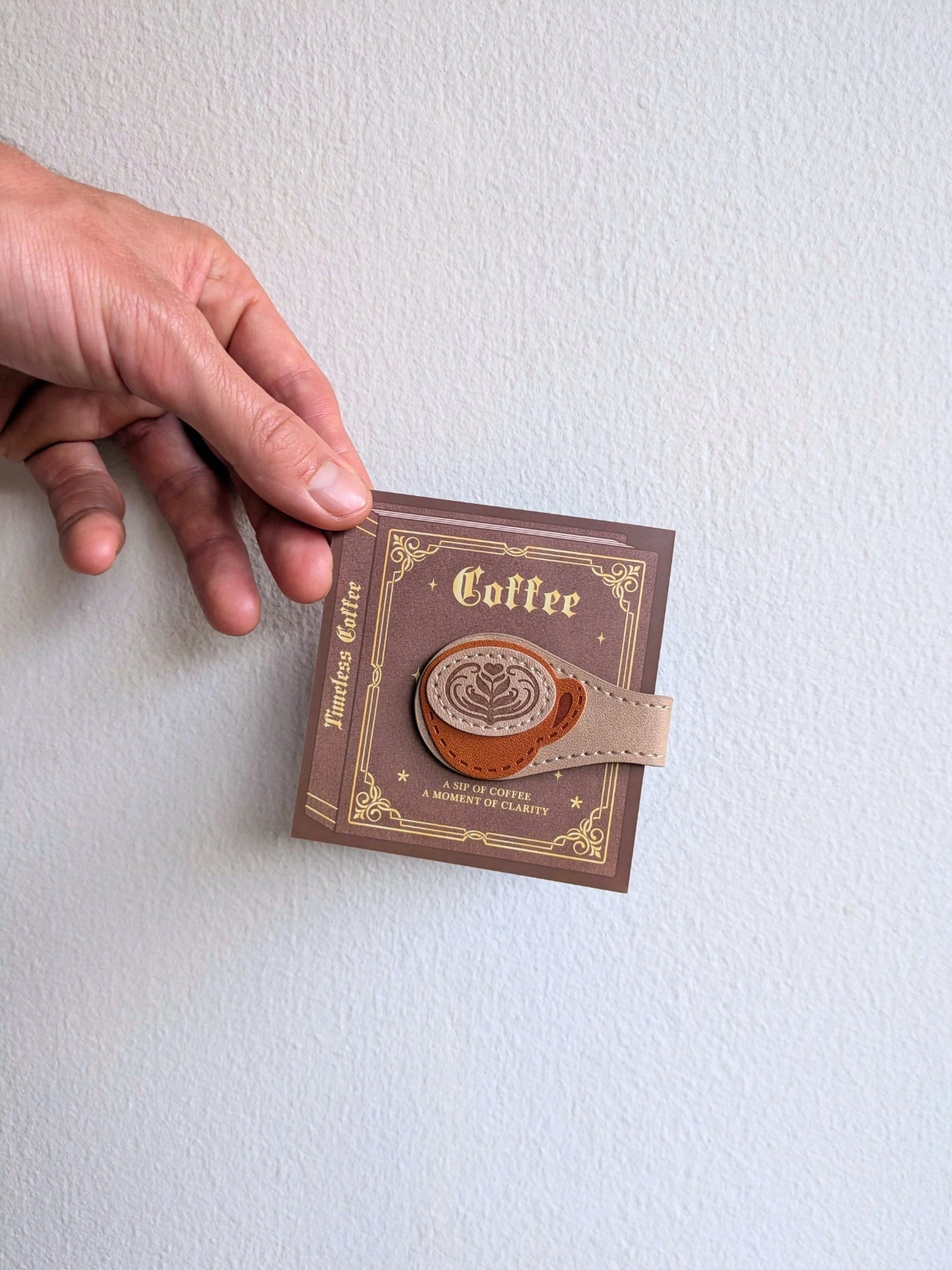 Marcador de libro para cafeteros - Café Sin Filtro