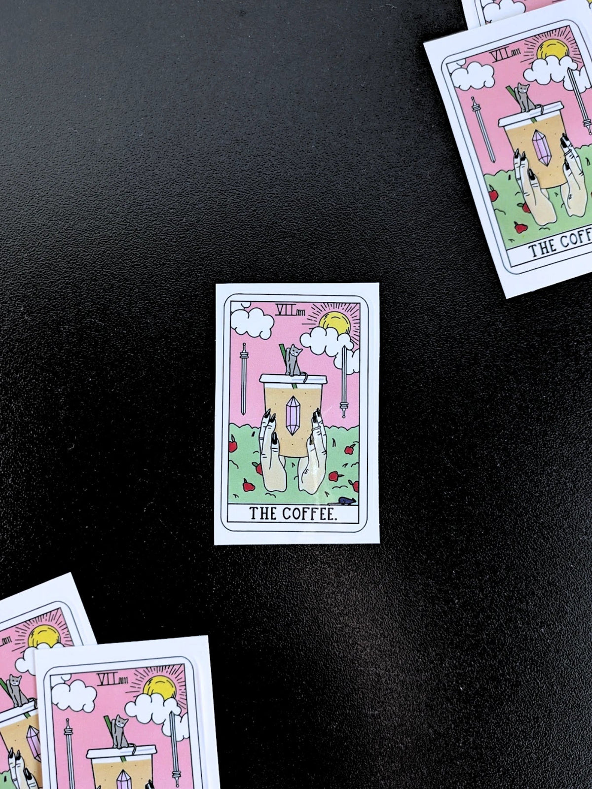 THE COFFEE | Sticker de Café estilo Tarot - Café Sin Filtro